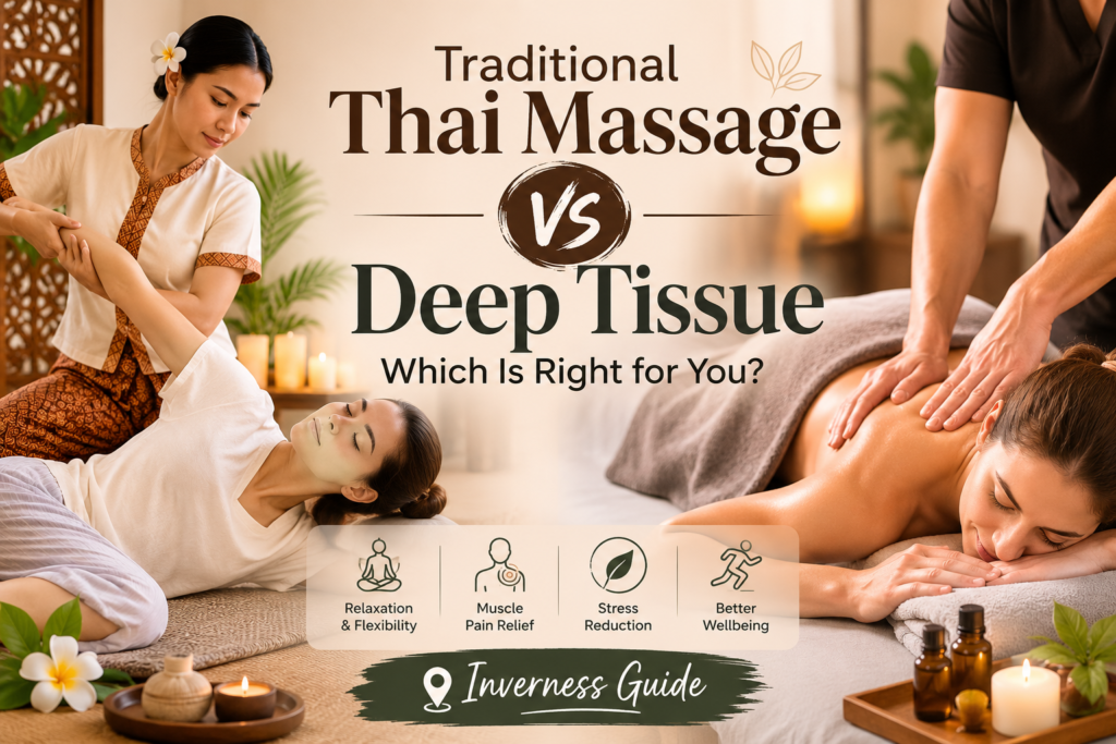 Traditional Thai Massage vs Deep Tissue: Which Is Right for You? (Inverness Guide)