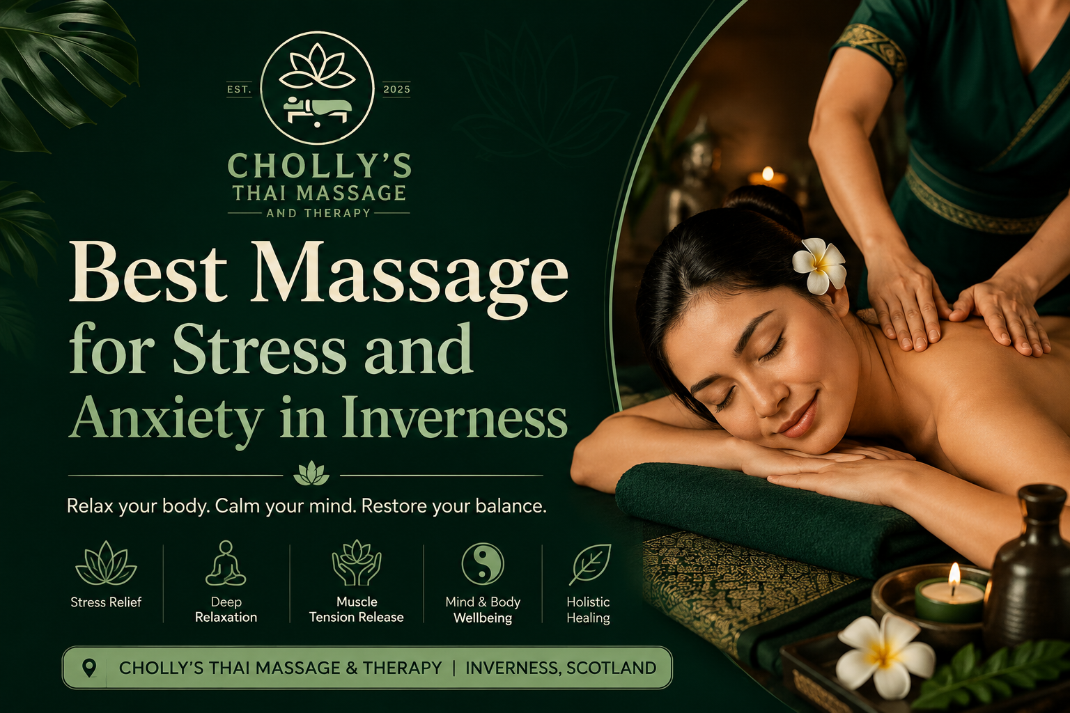 Best Massage for Stress and Anxiety in Inverness