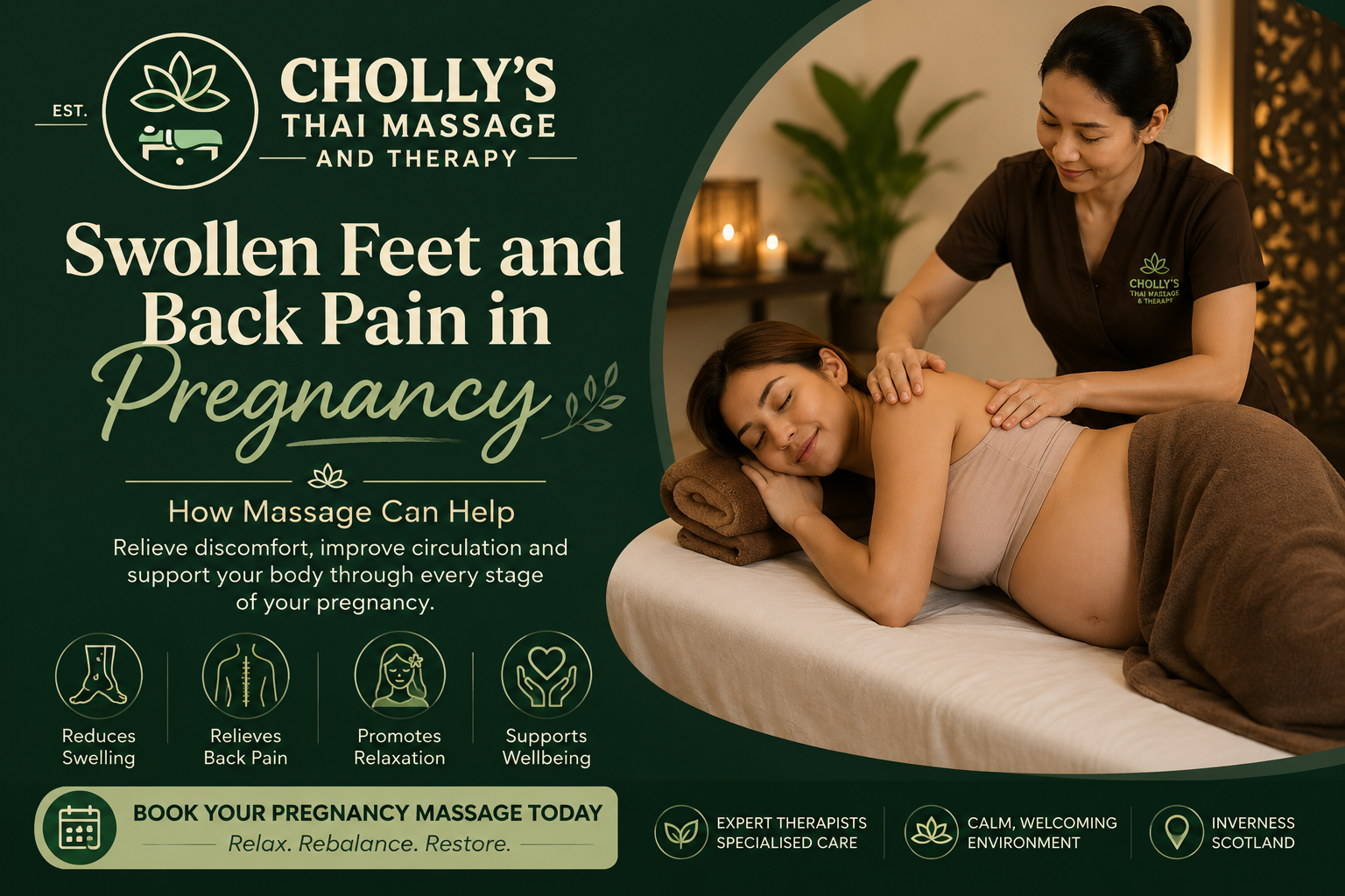 pregnancy massage Inverness - cholly's thai massage inverness